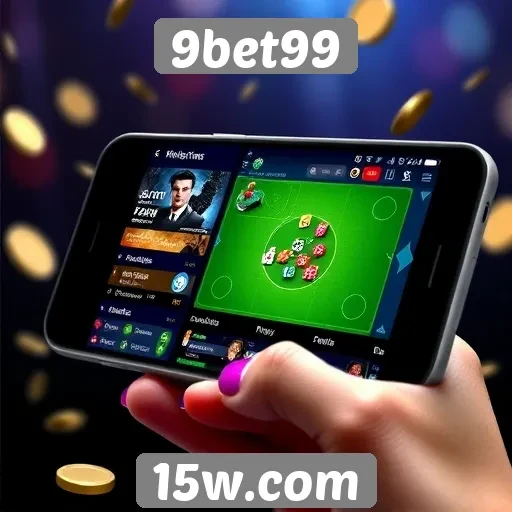 Experiência de jogo em dispositivos móveis no 9bet99
