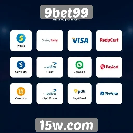 Métodos de pagamento aceitos pelo 9bet99